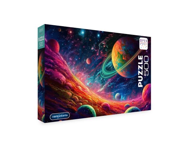 Пазл 500 элементов, Неоновый космос, PZL-500/49, Фрея