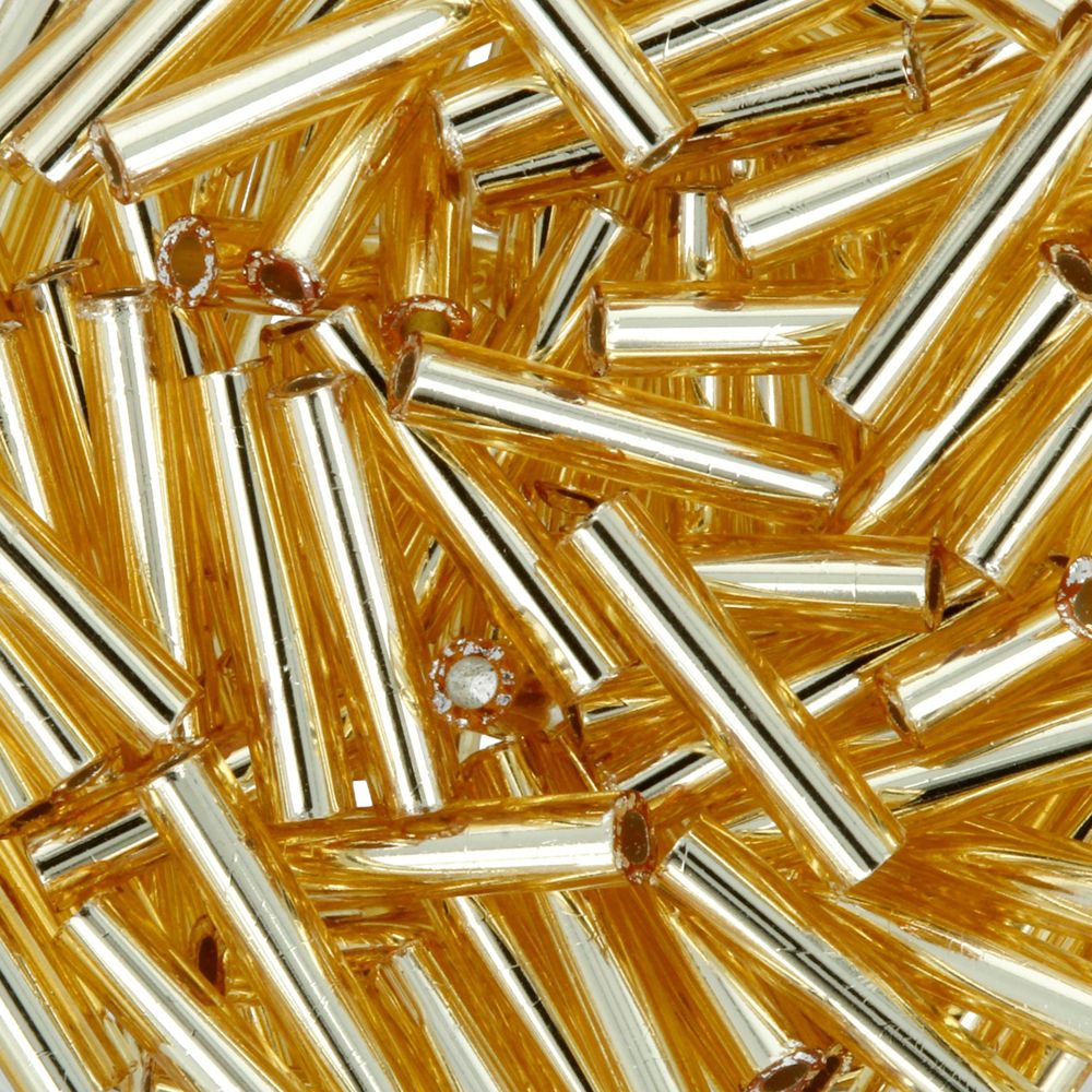 Бисер Toho Bugle 3 (9 мм), 5х5 г, 0022 св.золотистый