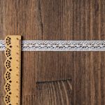 Кружево вязаное (тесьма) 15 мм / 10 метров, цв.02 белый, Kruzhevo