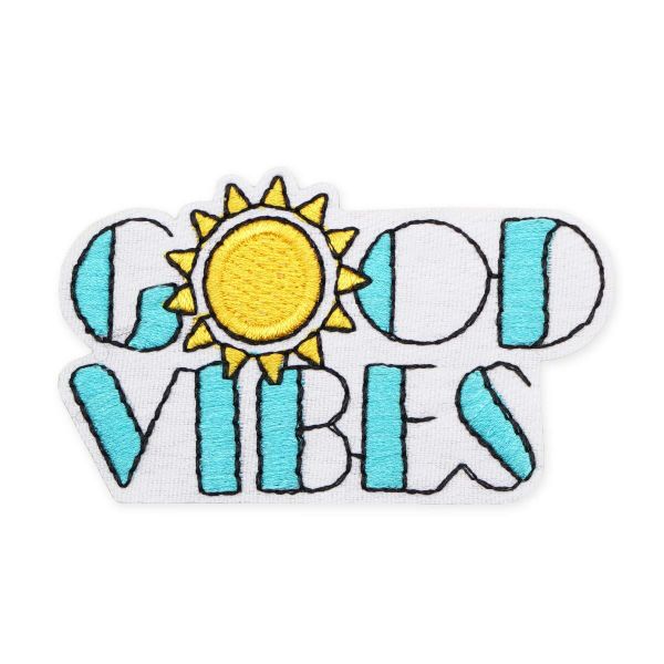 Термоаппликация Good Vibes, 4х6,8см, Hobby&Pro