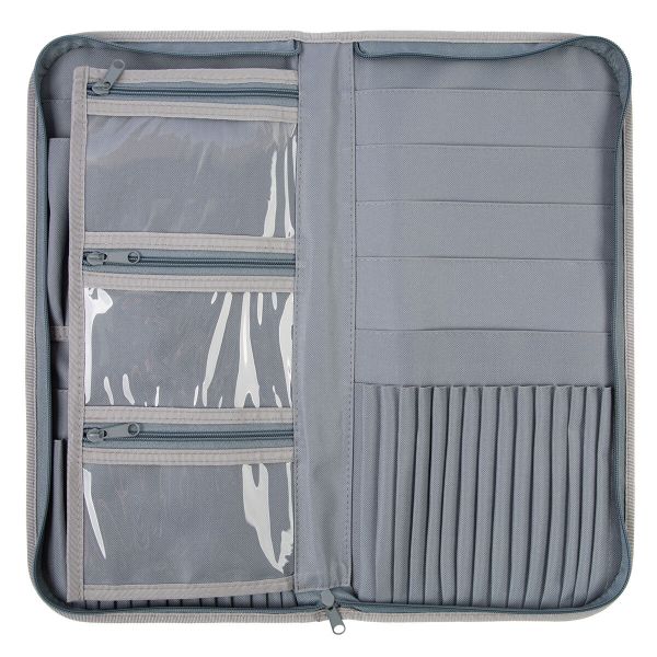 Органайзер для спиц и крючков 43х21х2 см, ткань нейлон, 02 веточки, Gamma OGN-06