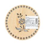 Заготовка из фанеры Панно с перфорацией, ⌀15 смх0.4 см, Цветок, Mr.Carving БА-49