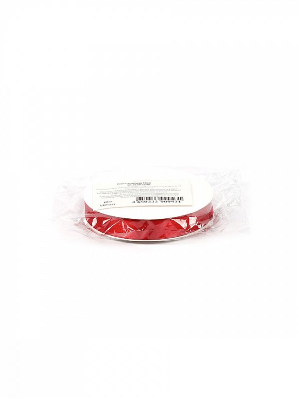 Лента атласная 1-сторонняя 12.0 мм / 22.5±1 метра, 3095 красный, Magic4Hobby