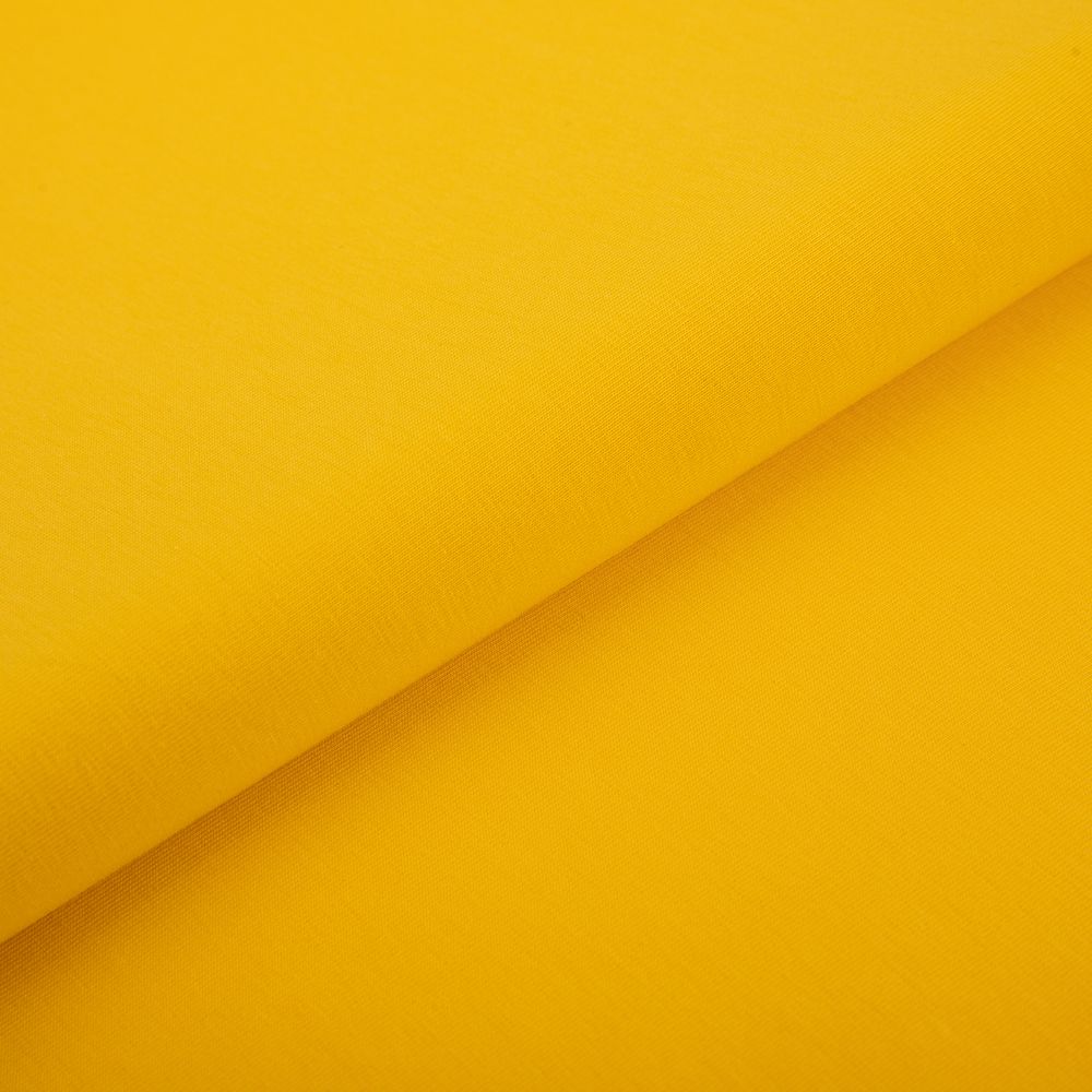 Кулирка 150±5 г/м², 40/1 Comp.Penye FULL LYC, 170 см / 1 метр, 39 горчичный/mustard, Gamma GCM