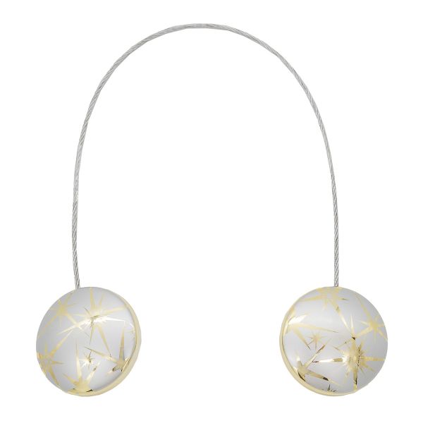 Клипсы для штор магнитные с тросом, 30см ⌀45, 2С3