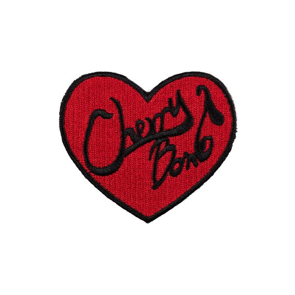 Термоаппликация №37/5, 5 шт, №5416 сердце cherry bomb 6.7x5.8 см, Gamma