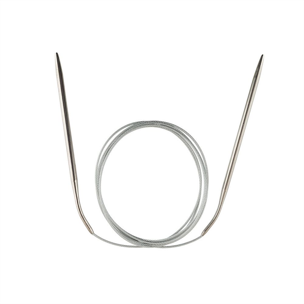 Спицы круговые металл ⌀5,0 мм, 200 см, с металлической леской, Gamma MKX