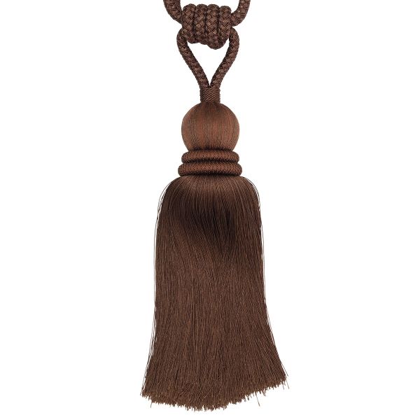 Кисти шторные 750.0 мм (общая) / 280.0 мм (кисть), 4 т.коричневый, 1 пара