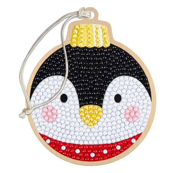 Кристальная (алмазная) мозаика Фрея ALVP-037, подвеска, Пингвинёнок, 8х10 см
