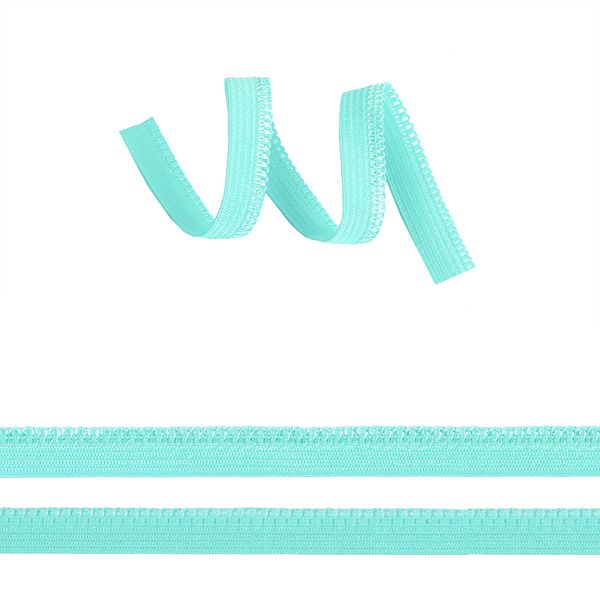 Резинка бельевая (ажурная) 10.0 мм / 100 метров, F201 мятный