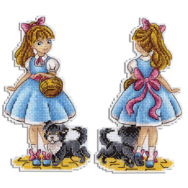 Набор для вышивания нитками МП Студия, Элли, 10х17 см