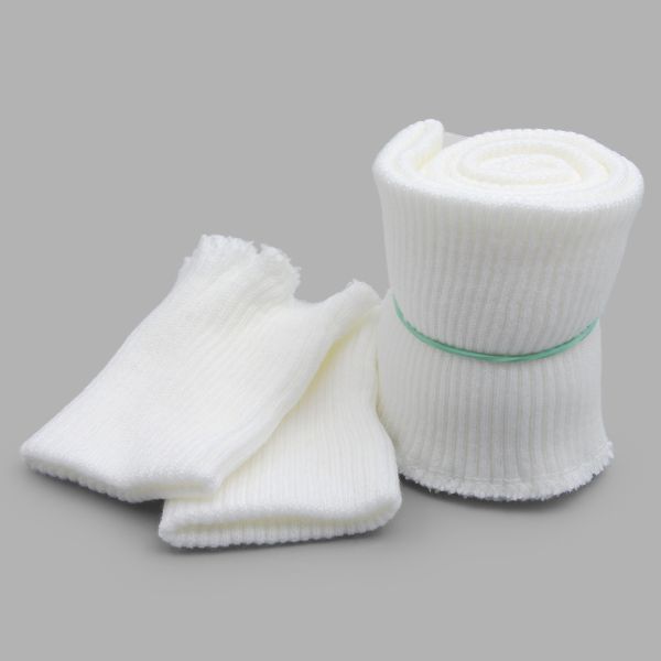 Подвяз (довяз) трикотажный с манжетами (комплект): подвяз 10.0х40.5 см, 2 манжета 7х10 см, тонкие акрил, в-06 белый