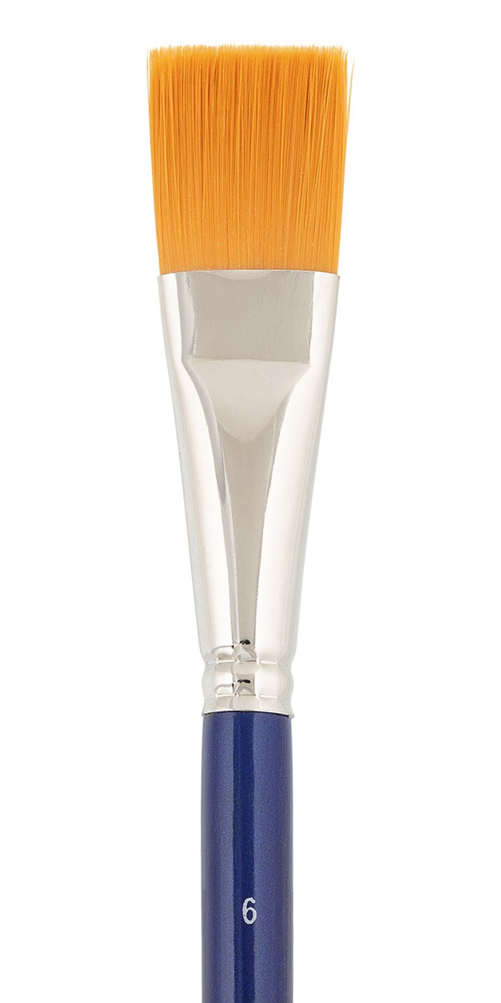 Кисть синтетика №06 плоская, 5 шт, короткая ручка, Vista-Artista 50212-06