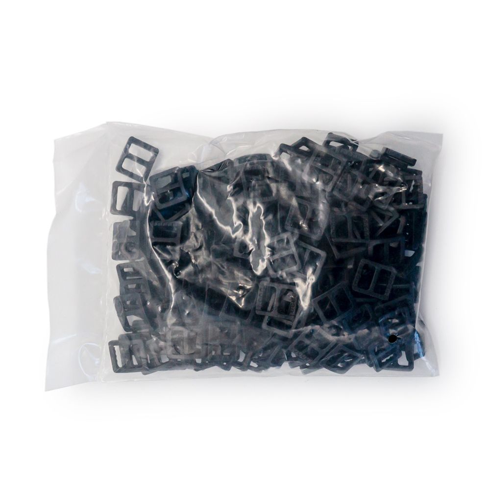 Пряжка-рамка 10 мм, черный, 200 шт