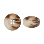 Пуговица 4 прокола 40L = 25 мм, пластик, col.A коричневый, CN2867, 36 шт