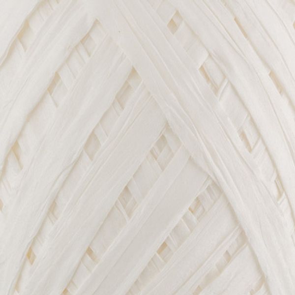 Рафия бумажная 102.5±25 г (5х20.5±5 г), 30 м, 03 белый, Blumentag