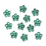 Кабошон декор подарков Цветы 16 мм, 15 шт, изумрудный, Dress it up