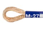 Мулине Gamma металлик, цв.М-27 золотой, 12 мотков по 8 метров