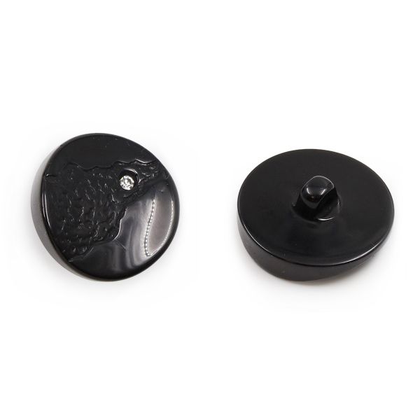 Пуговицы на ножке (3.00-521-28А) (черный), 20 шт