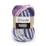 Пряжа YarnArt (ЯрнАрт) Nordic / уп.3 мот. по 150 г, 510м, 658 меланж