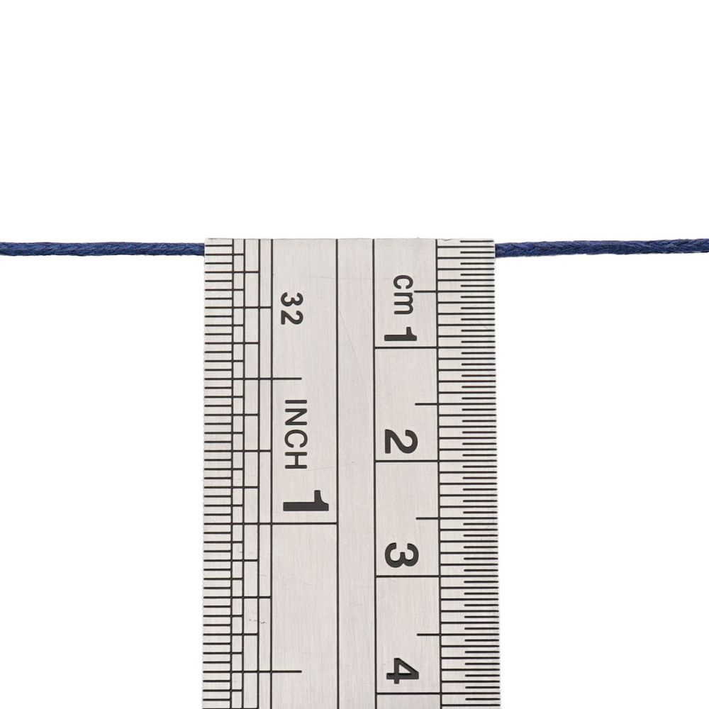 Шнур вощеный ⌀1.0 мм / 100 метров, 0371-9002 (С067 синий)