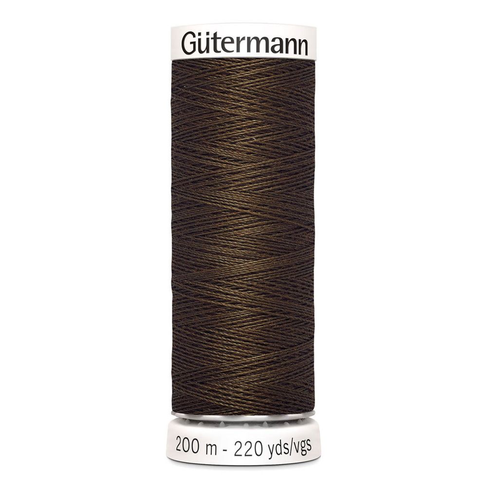Нитки универсальные Gutermann Sew-all 100 (200 метров), 5 кат. | 816 каштановый