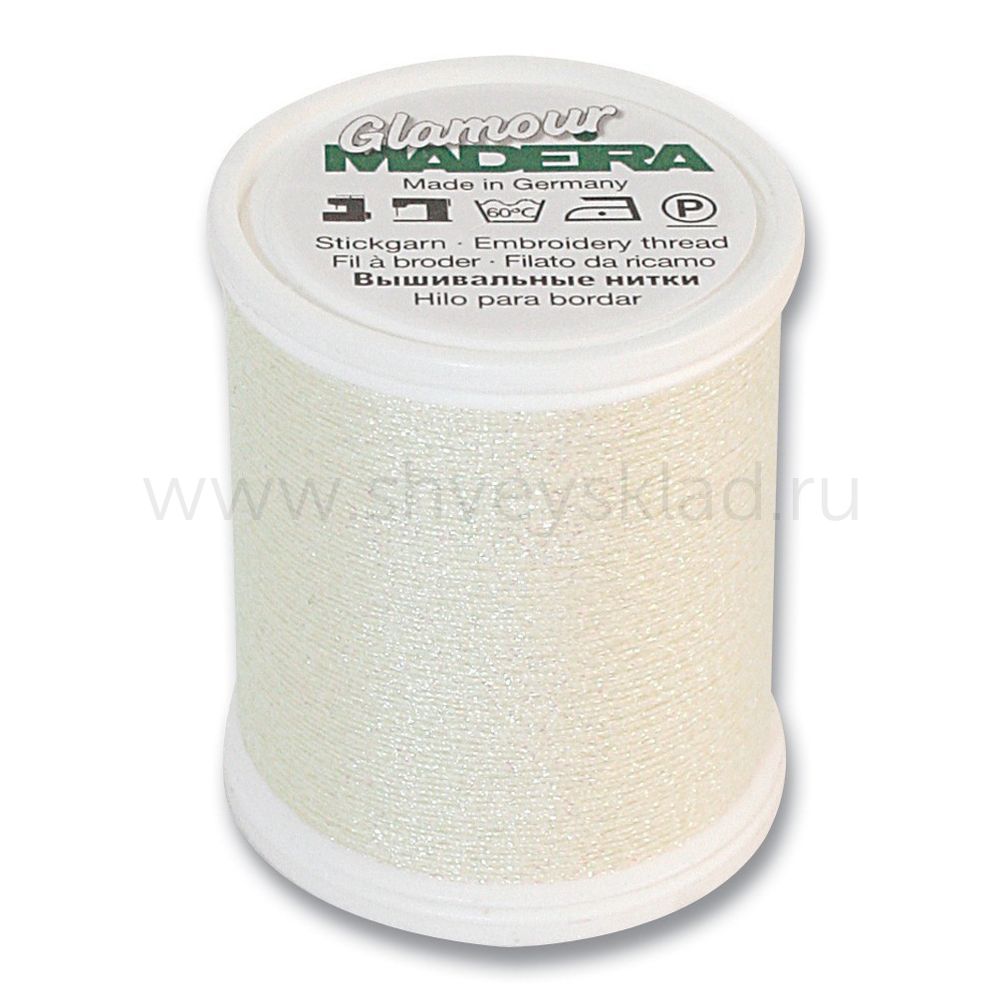 Нитки отделочные металлизированные Madeira Glamour №12, 200 м, цв. 3004, 9806, 5 катушек