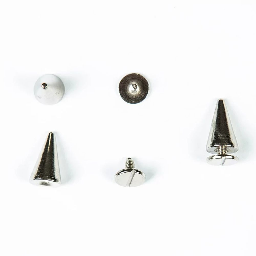 Винт кобурный металл ⌀9.5 мм, h16 мм, никель мет конус, 50 шт