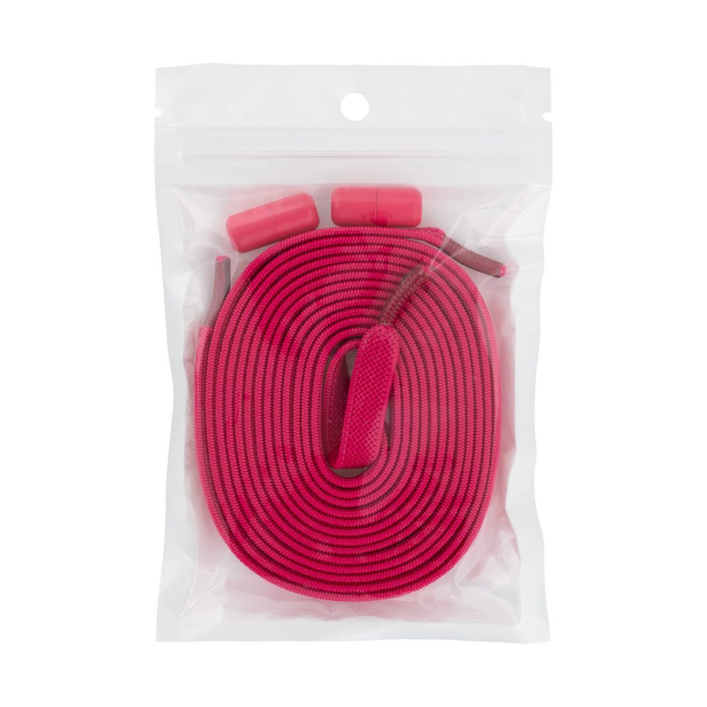 Шнурки эластичные с застежкой №5 Розовый, Gamma GBG-06