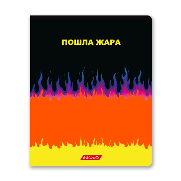 Тетрадь ученическая общая, неоновая краска, A5+ 48 л. на скобе, белизна 100%, 10 шт, клетка, 000324 Огонь!, Светоч 48ТСК5_9_3_1