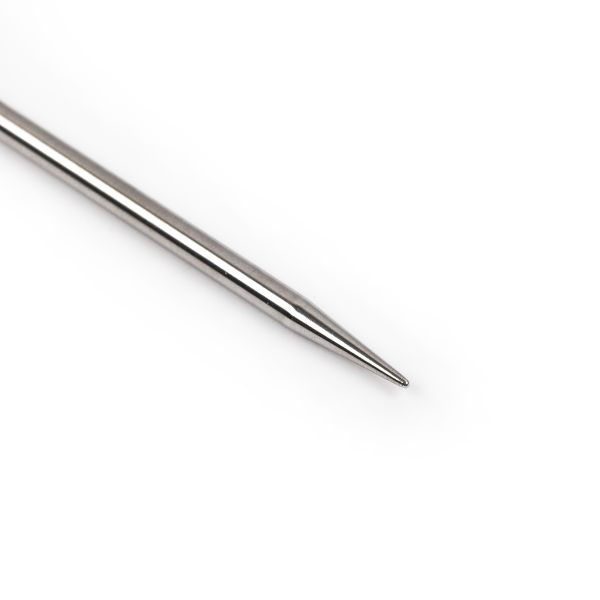 Спицы прямые ⌀4.0 мм, 35 см, Alpina SIL-02