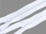 Молния спираль (витая) (цв.SBS) брючная Т3 (3 мм) 1 зам., н/раз., 18 см, автомат, S-501 белый, уп.100 шт