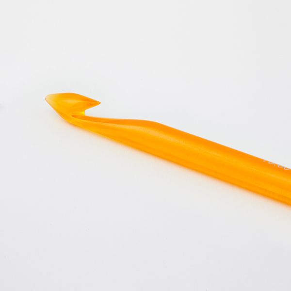 Крючок Knit Pro Trendz 10 мм, акрил, оранжевый, 51288