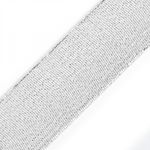 Лента металлизированная 40.0 мм / 22.85±1 метра, цв. серебро, Magic4Hobby, упак. 2 шт