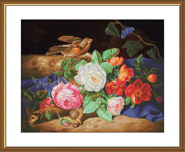 Набор для вышивания нитками Нова Слобода, Гармония 28х36 см