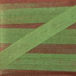 Лента (тесьма) шелковая 7.0 мм / 45.5±0.5 метров, M108 зеленый/св. коричневый, Gamma SRM-7