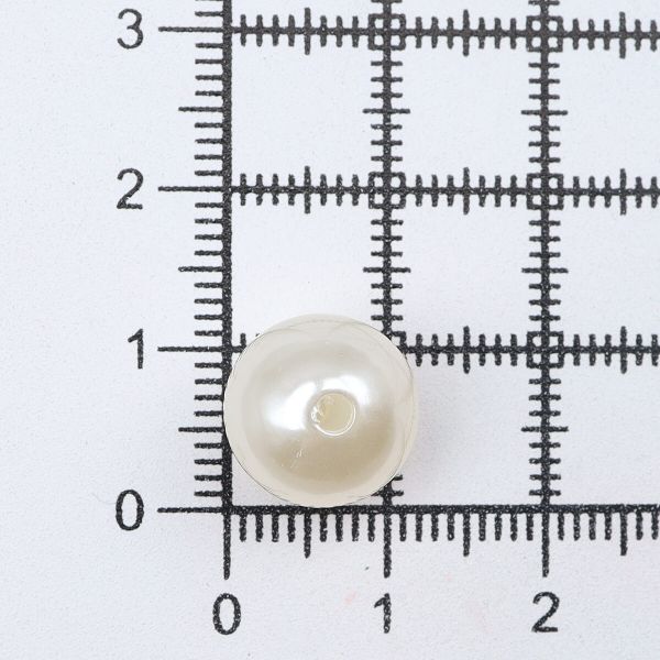 Бусины пластик (жемчуг) ⌀12 мм, 50 г, Astra&Craft (003 NL телесный)