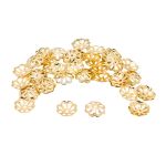 Шапочка для бусин, 10мм 50 шт/упак, Astra&Craft (Золото), 4AR198