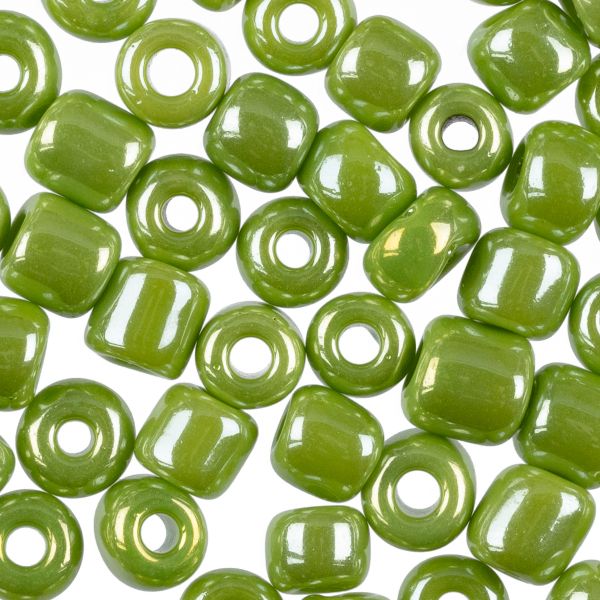 Бисер Zlatka 6/0 (4.1 мм), 100 г (10х10 г), №0124 салатовый, GR