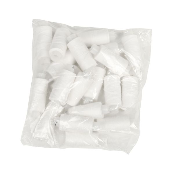 Нитки армированные ПНК им.Кирова 44ЛШ, бытовые, 200 м / 20 кат., 0101 белый