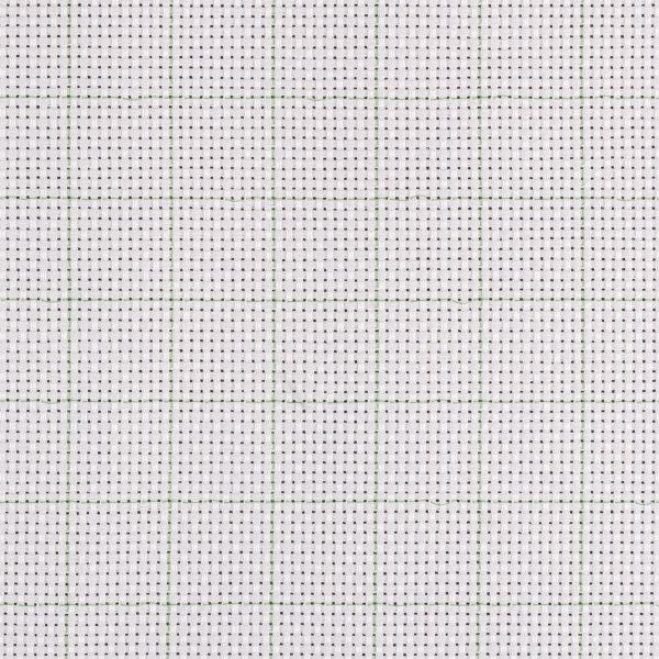Канва Aida 11 ct, 50х50±2 см, белый в клетку, Gamma