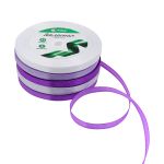 Набор атласных лент 5 цветов по 6.0 мм / 23 метра, фиолетовый микс