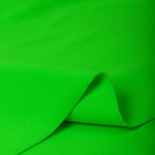 Флис 2-сторонний 190 г/м², 150 см / 2 метра, TBY-0059-333.2, цв.F333 неон зеленый