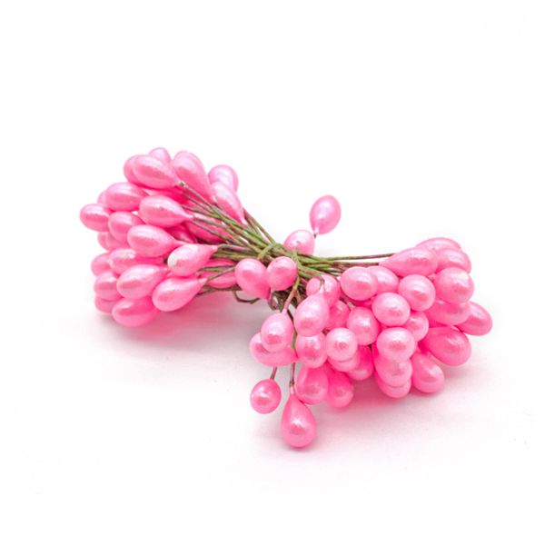 Тычинки для искусственных цветов 0,5х6см (розовый)