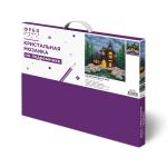 Алмазная (кристальная) мозаика Фрея ALPD-256, на подрамнике Загадочный дом в лесу, 40х40 см