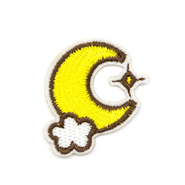 Термоаппликация Луна за облаком, 3х3,5см, Hobby&Pro