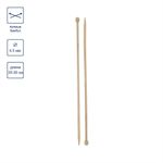 Спицы прямые бамбук ⌀6.5 мм, 35 см, Gamma BL2