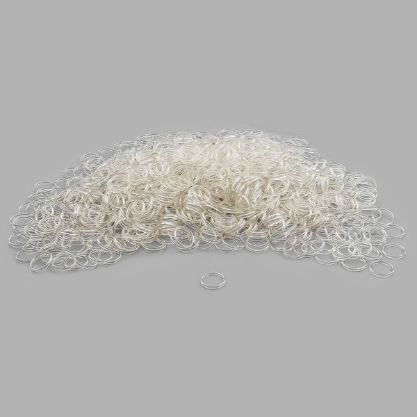 Кольца для бюстгальтера пластик ⌀20.0 мм, прозрачный, 50 шт