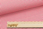 Ткань для пэчворка Peppy Бабушкин сундучок, отрез 50х55 см, 140 г/м², БС-49 клетка красный, Peppy