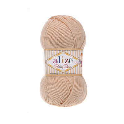 Пряжа Alize (Ализе) Baby Best / уп.5 мот. по 100 г, 240м, 382 пудра A